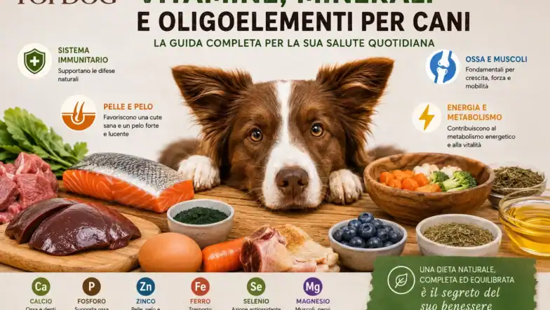 vitamine e minerali nel cibo per cani
