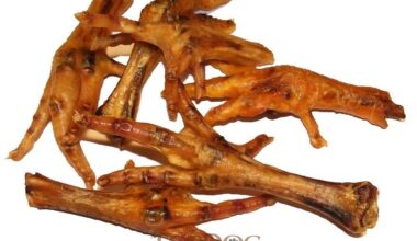 Zampe di Pollo Essiccate per Cani 250 g