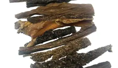 trippa verde essiccata di bovino per cani