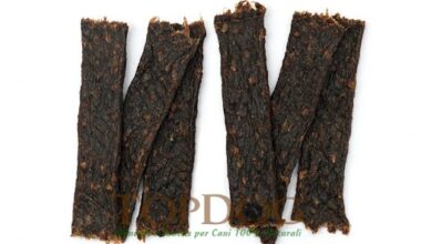 Strisce di Cinghiale Essiccato per Cani TOPDOG® 100 g