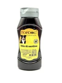 Olio di Pesce per Cani 100% Sardina TOPDOG® 500 ml ricco di Omega-3 EPA e DHA