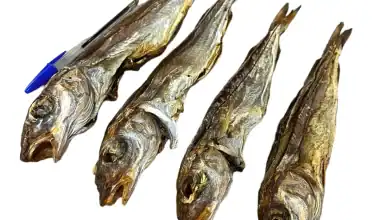 pesce essiccato per cani intero