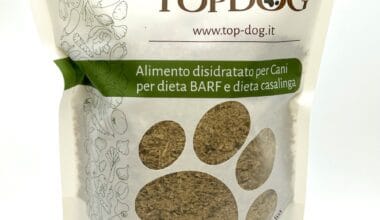 trippa verde essiccata per cani polvere