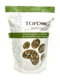 Zucchine essiccate per cani in fiocchi