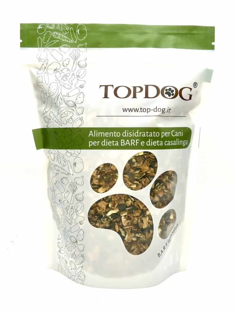 Zucchine essiccate per cani in fiocchi