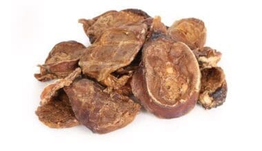 Testicoli di toro essiccati per cani