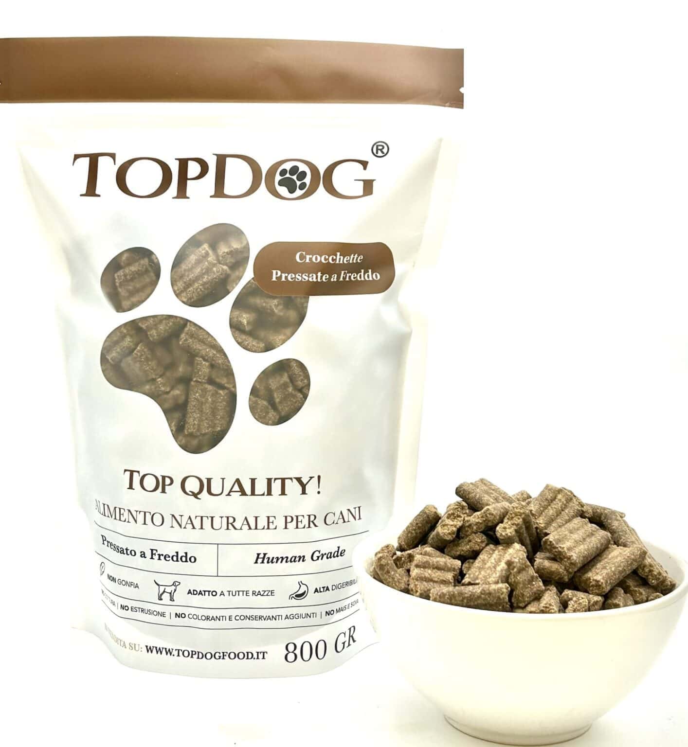 cibo naturale per cani sensibili