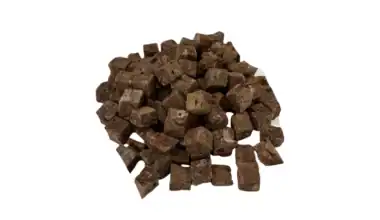 polmone di bovino liofilizzato per cani a cubetti