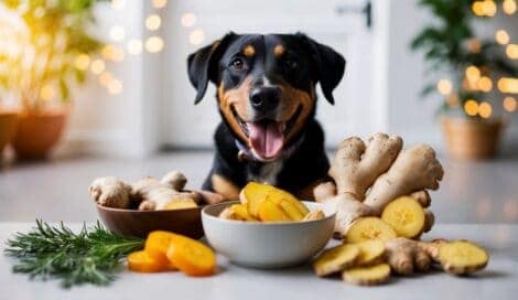 zenzero per cani in polvere