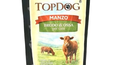 brodo di ossa per cani al manzo