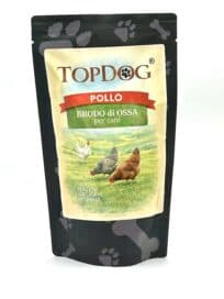 brodo di ossa per cani al pollo