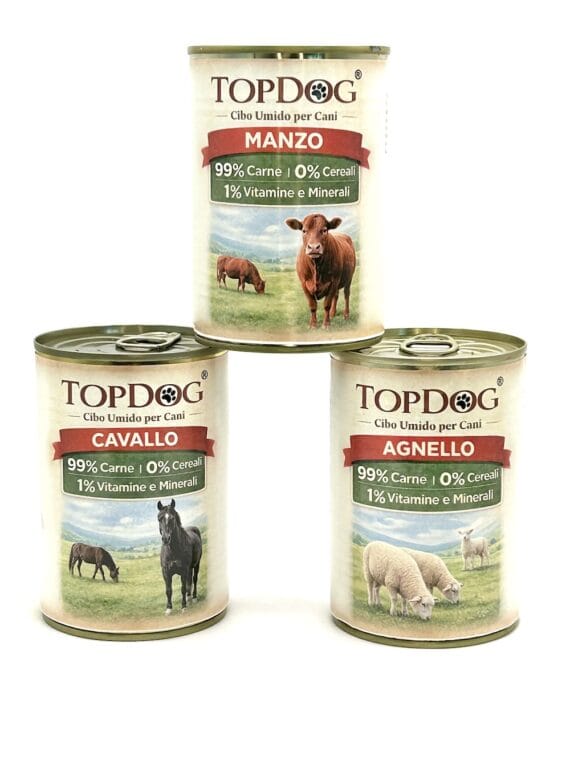 cibo umido per cani monoproteico