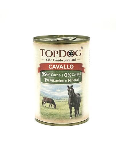 cibo umido per cani monoproteico cavallo ipoallergenico