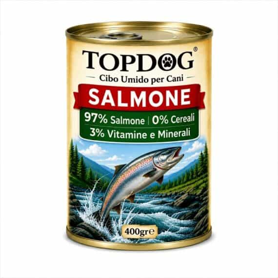 miglior cibo umido monoproteico per cani al salmone