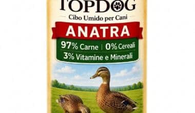 cibo umido monoproteico per cani anatra
