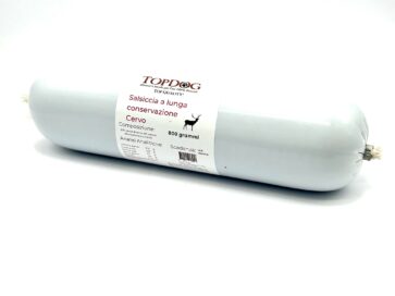 salamotto di carne di cervo per cani