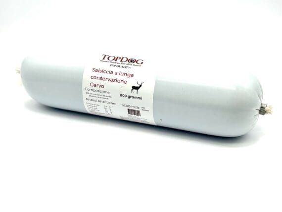 salamotto di carne di cervo per cani