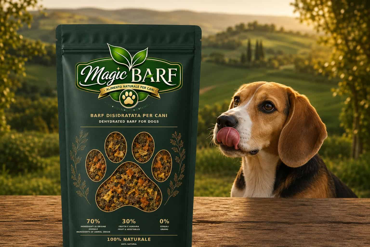 barf disidratata per cani