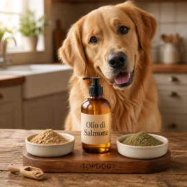 integratori naturali per cani oli e polveri